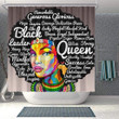 Dashiki Black History Women 3D Printed Shower Curtain Bathroom Decor