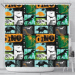 Dinosaurs Print Pattern Shower Curtain Fulfilled In Us Cute Gift Home Decor Fashion Design