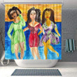 Fancy African American Art   3D Printed Shower Curtain Bathroom Decor