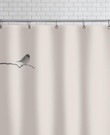 Bird And Fox Shower Curtain   With 12 Hooks High Quality Custom Design Home Decor Special Gift