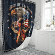 Home Of The Free Because Of The Brave Memorial Day Shower Curtain