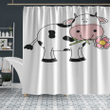 Always Be Yourself Unless You Can Be A Cow Shower Curtain