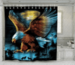 Eagle Flying Painting Shower Curtain
