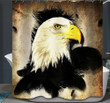 Bald Eagle American Bird 3D Printed Shower Curtain