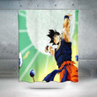 Goku Spirit Bomb Shower Curtain - 3D Printed Dbz Shower Curtain