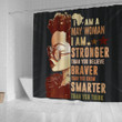 Inspired I Am A May Woman African  3D Printed Shower Curtain Bathroom Decor