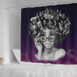 Inspired My Roots Beautiful Afro  3D Printed Shower Curtain Bathroom Decor