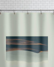 Popular Mirrored  Death Valley Shower Curtain High Quality Custom Design Home Decor Special Gift