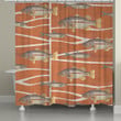 Cabin Life - Fish Shower Curtain Custom Design High Quality Home Bathroom Decor Special Gift
