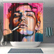 Awesome  Melanin Man 3D Printed Shower Curtain Bathroom Decor