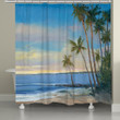 Tropical Breeze Shower Curtain  Custom Design High Quality Home Bathroom Home Decor