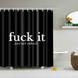 F*Ck It Just Get Naked Shower Curtains Bathroom Decor