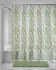 Vine Peva White Green Shower Curtain High Quality Custom Design Home Decor Special Gift