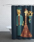 3D Printed Shower Curtain Love Is Art Frida Kahlo For Home Decor