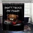 Bear Wallpaper Shower Curtains Vibrant Color High Quality Unique For Good Vibes Home Decor