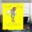 Find Your Wings Golf Wang Shower Curtains Vibrant Color High Quality Unique For Good Vibes Home Decor