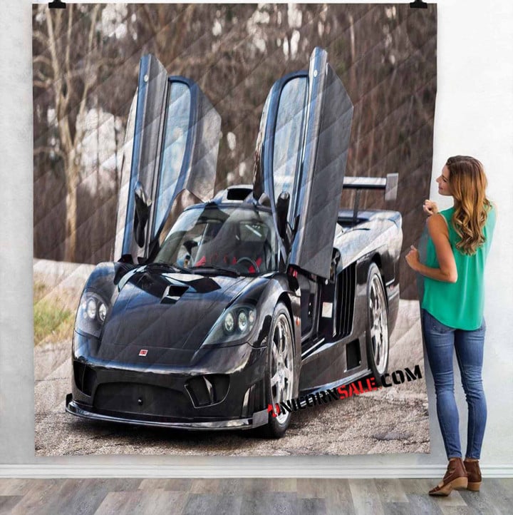 Super Car 2005 Saleen S7 Twin Turbo n 3D Customized Personalized Quilt Blanket