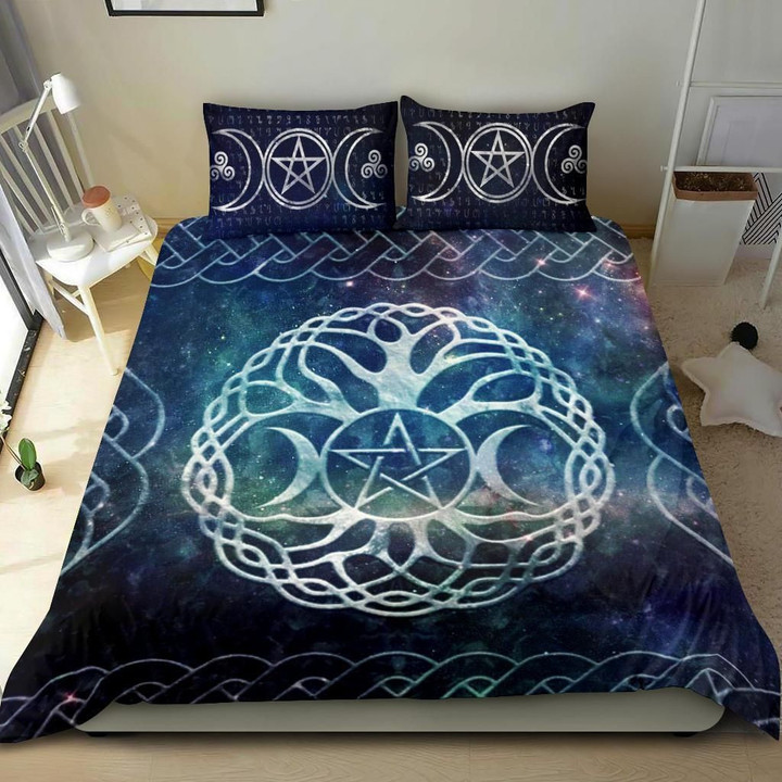 Triple Moon Wicca Bedding Set All Over Prints