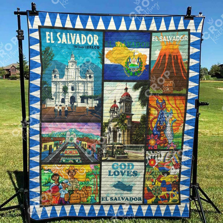 El Salvador Tg280614A Quilt Blanket