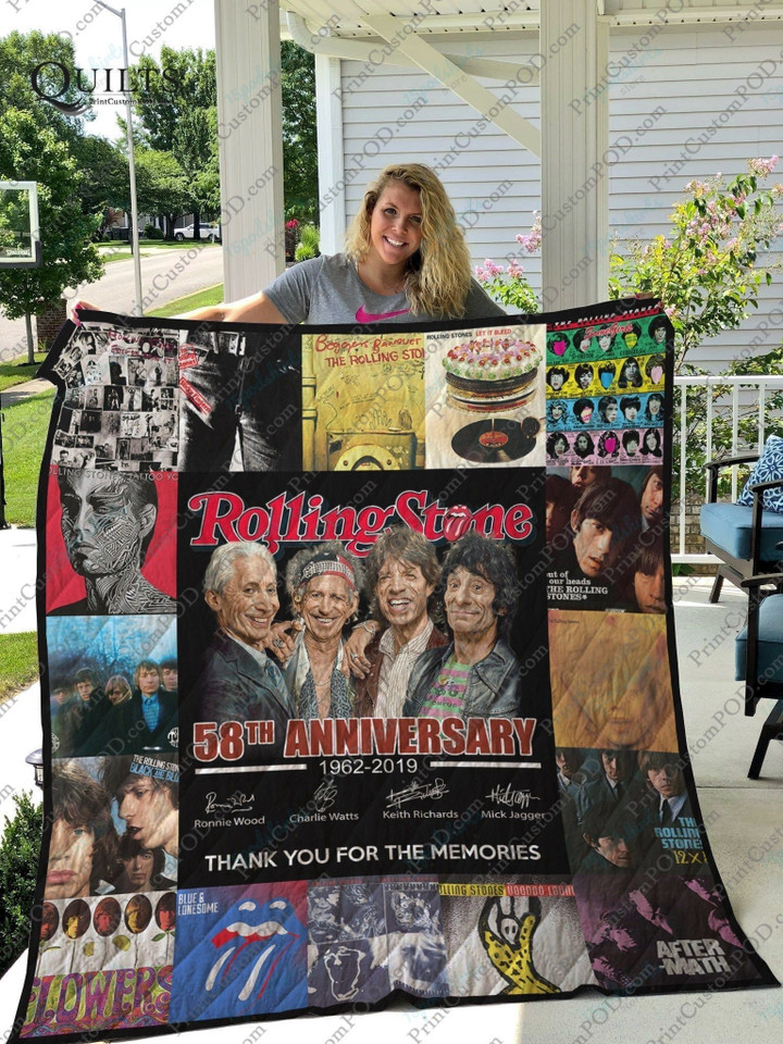 Bm Rolling Stone Quilt Blanket