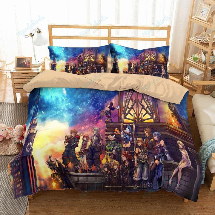 3D Customize Kingdom Hearts 3 Bedding Set Duvet Cover Set Bedroom Set Bedlinen