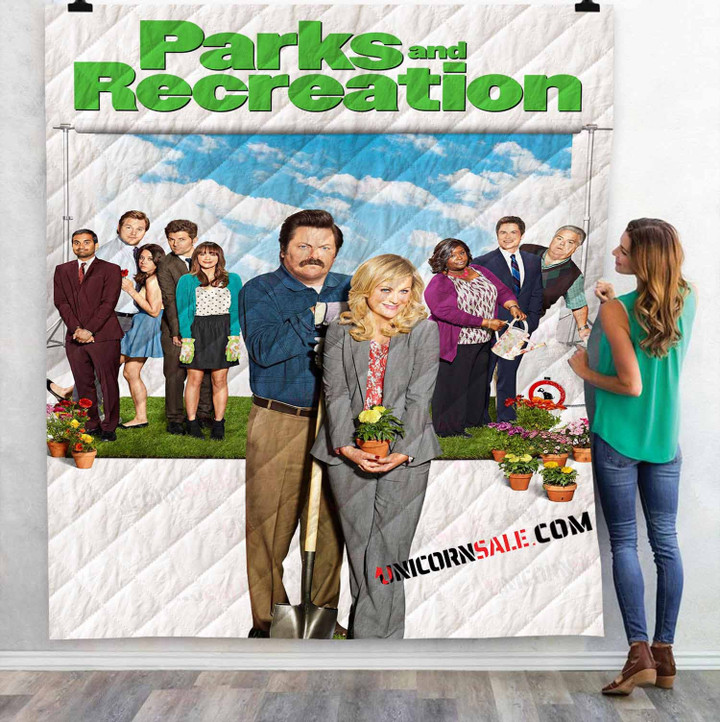 TV Shows 15 Parks and Recreation D 3D Customized Personalized Quilt Blanket