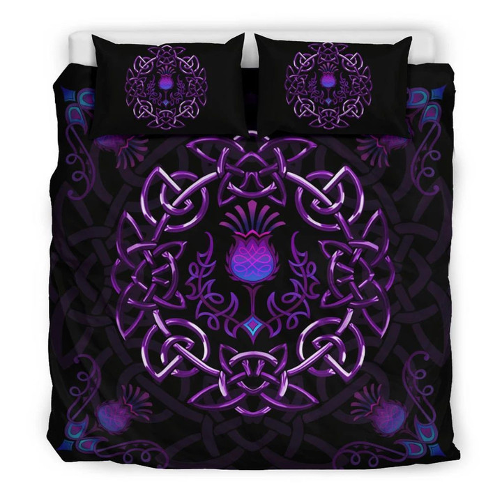 Purple Thistle Celtic Bedding Set 