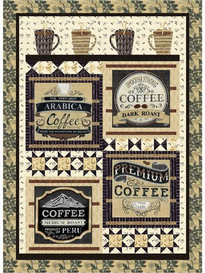 Coffee Cla1110194Q Quilt Blanket