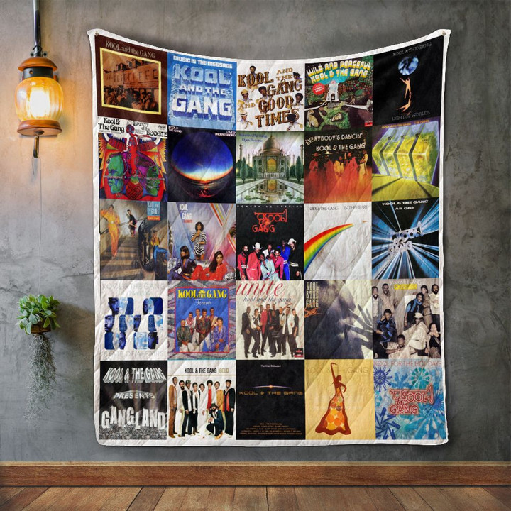 Kool & The Gang Album Covers Quilt Blanket