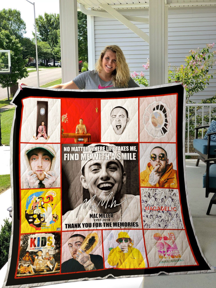 Mac Miller Custom Quilt Blanket 03