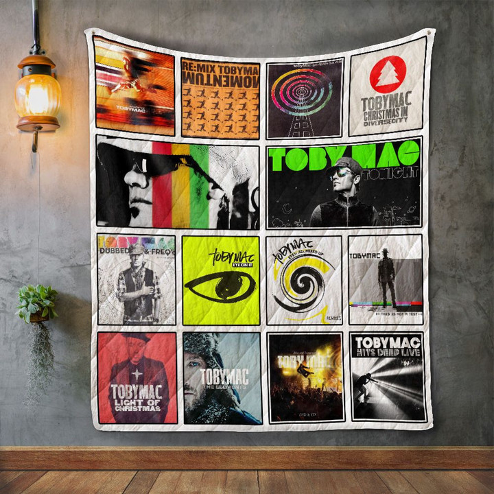 Tobymac Album Covers Quilt Blanket