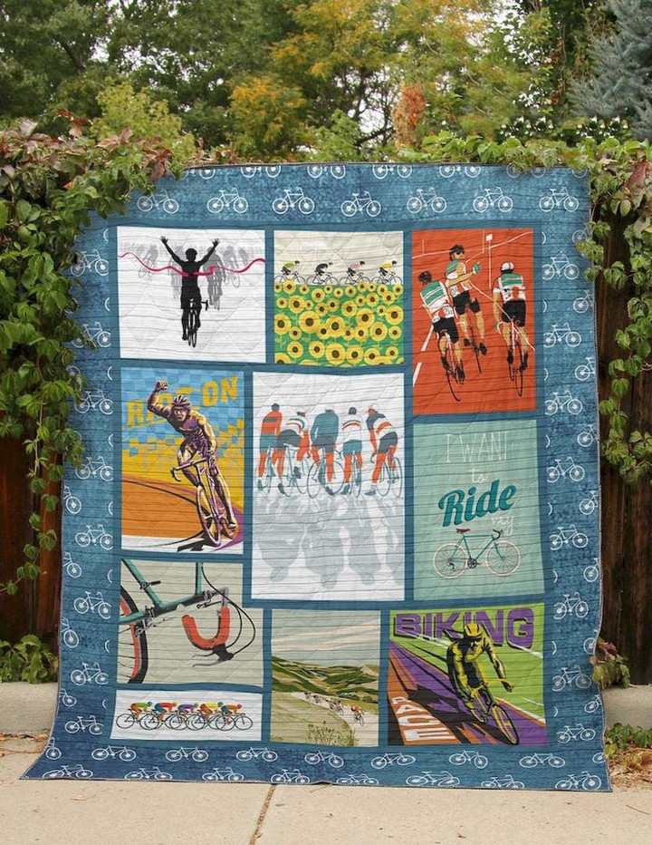 I Want To Ride My Bike Clt180636 Quilt Blanket