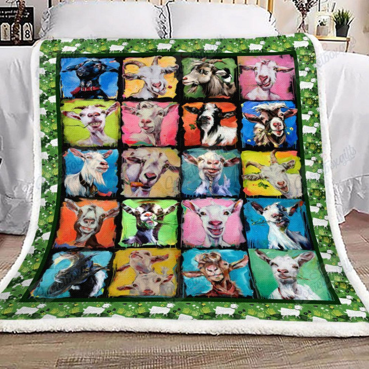 Goats Xa2901681Cl Fleece Blanket