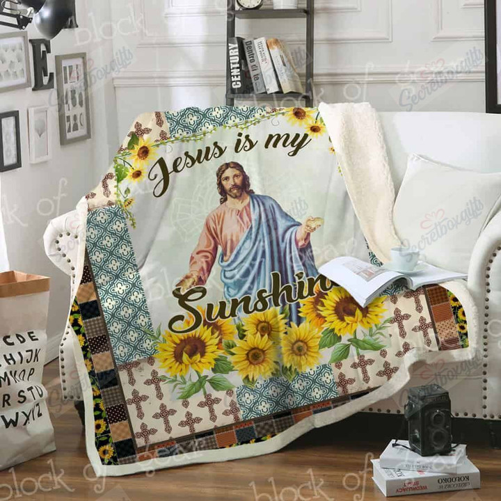 Jesus Is My Sunshine Gs-Cl-Ml2910 Fleece Blanket