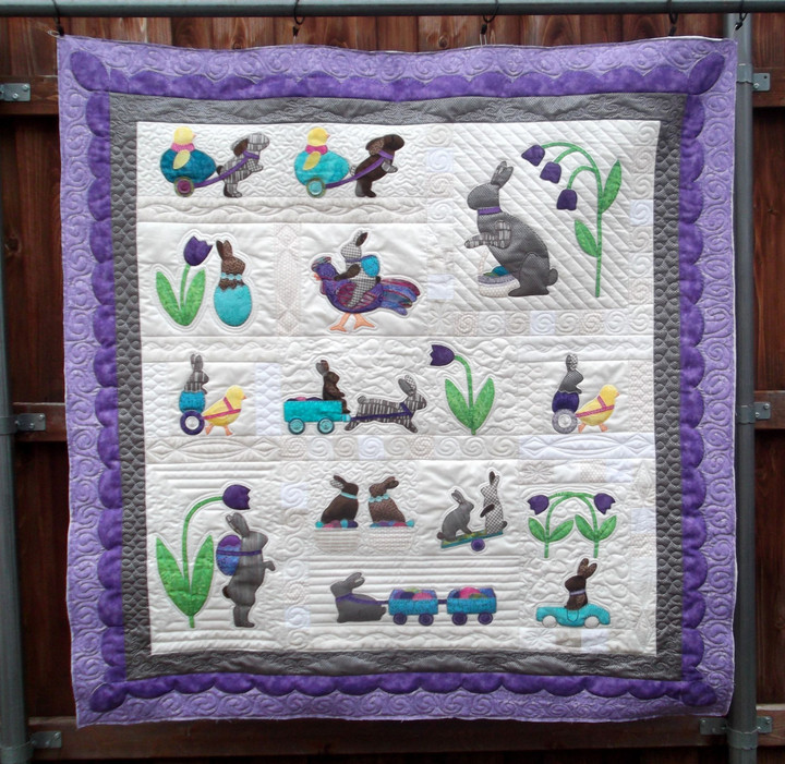 Easter Bunny Quilt Cuahl