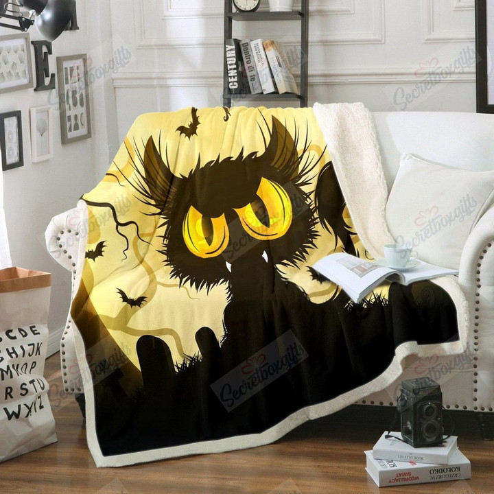 Halloween And Black Cat Ni2310105Dt Fleece Blanket