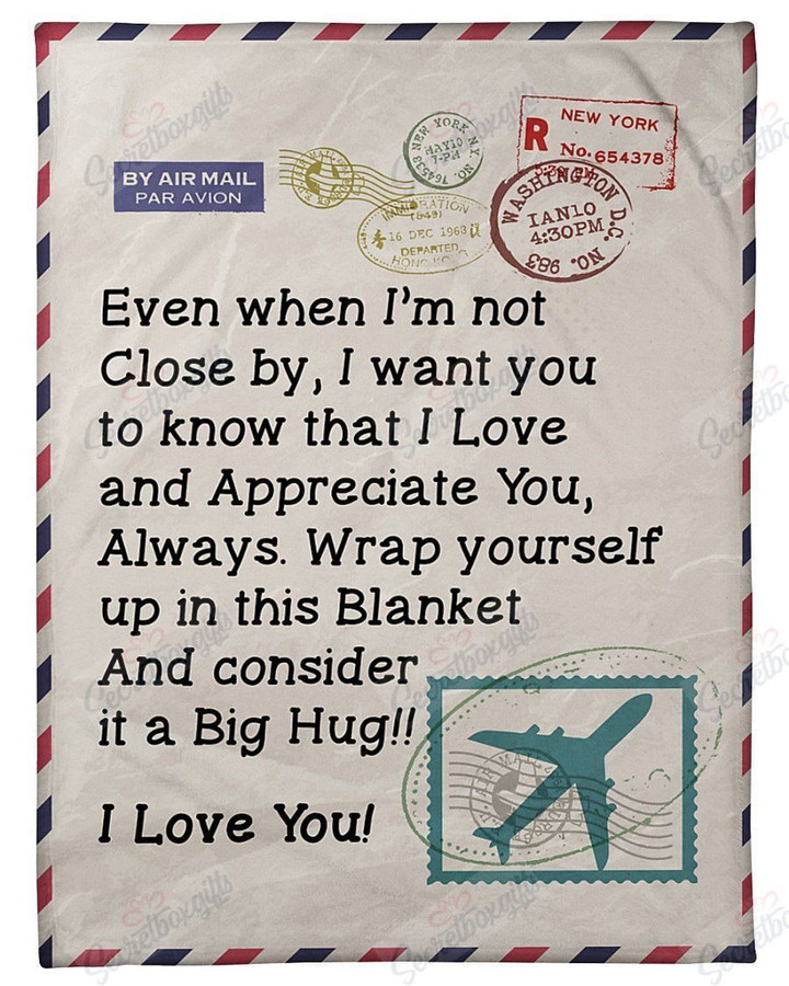 Giving Pilots Wife I Love And Appreciate You Always Th2512690Cl Fleece Blanket