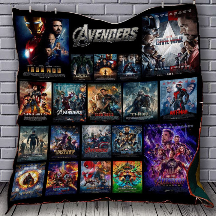 Marvel Cinematic Universe Films Quilt Blanket Bs990