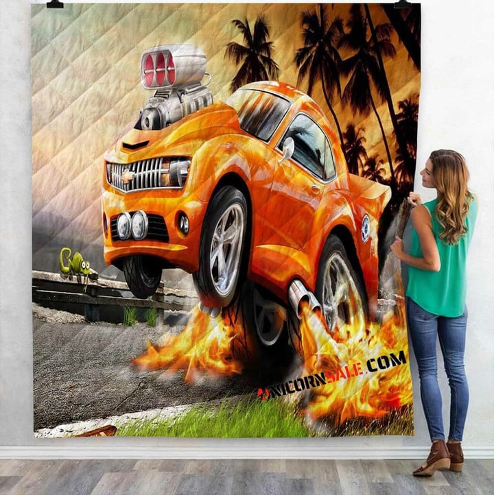 Cartoon Movies Hot Wheels N 3D Customized Personalized Quilt Blanket