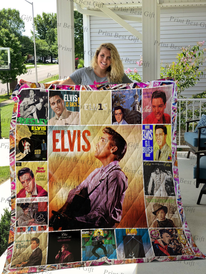  Elvis Presley Albums Cover Poster Quilt Ver 2