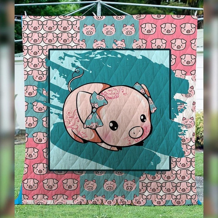Pig Cute Quilt Tdhkb