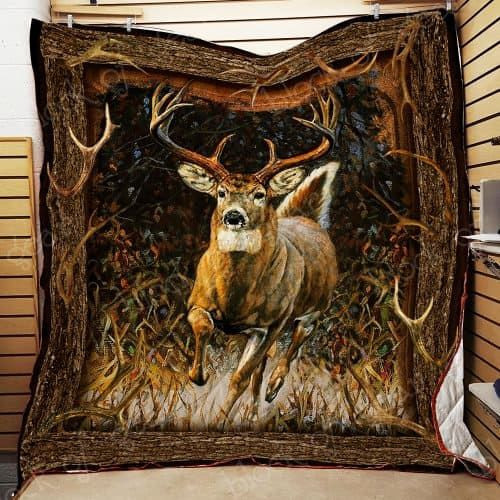 Deer Hunting Cl19100258Mdq Quilt Blanket