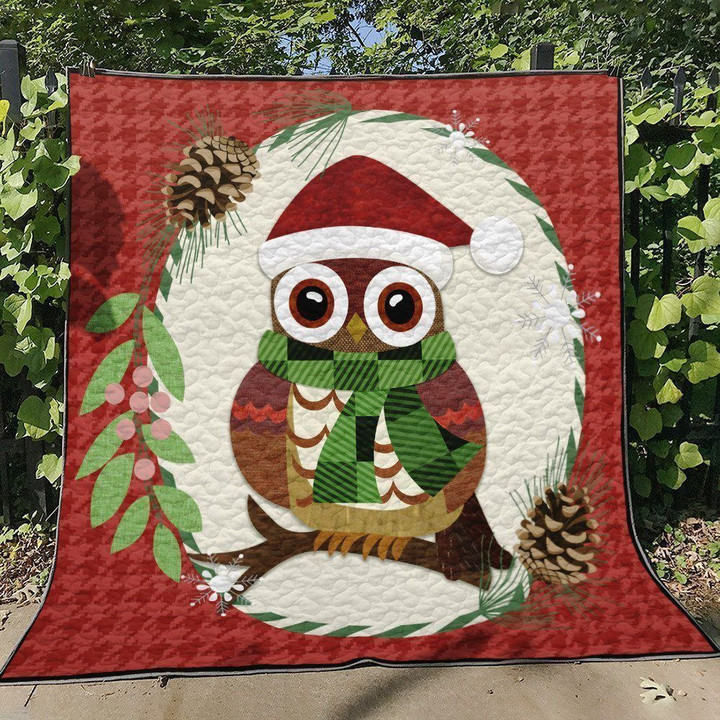 Owl Christmas Tn150712 Quilt Blanket