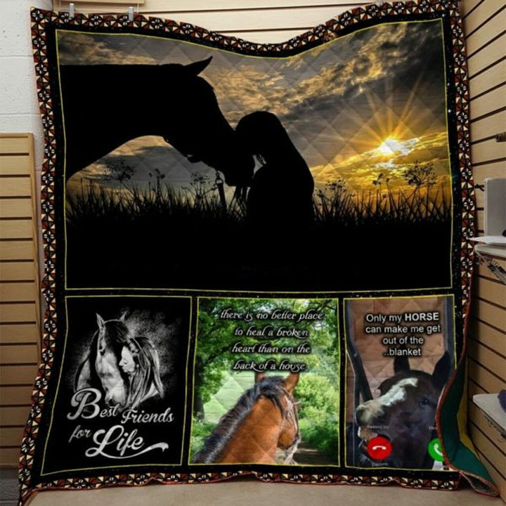 Horse Nvh -Qct0001 3D Personalized Customized Quilt Blanket Esr27 Design By Exrain.Com