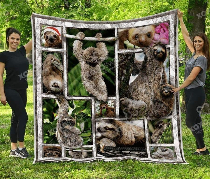 Baby Sloth Cl05100003Mdq Quilt Blanket