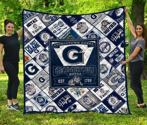 Ncaa Georgetown Hoyas 3D Customized Personalized Quilt Blanket #1216