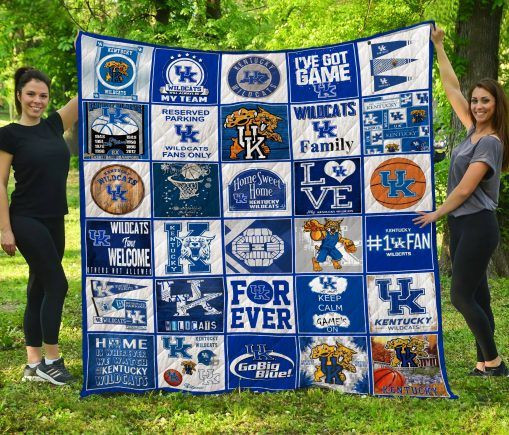 Ncaa Kentucky Wildcats 3D Customized Personalized Quilt Blanket #890