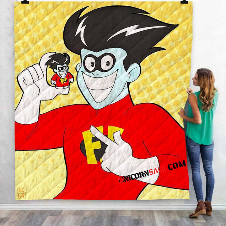 Cartoon Movies Freakazoid! D 3D Customized Personalized Quilt Blanket