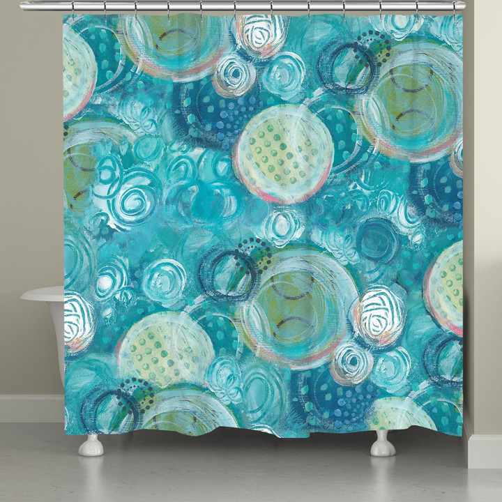 Ocean Jewels Shower Curtain  Custom Design High Quality Bathroom Home Decor