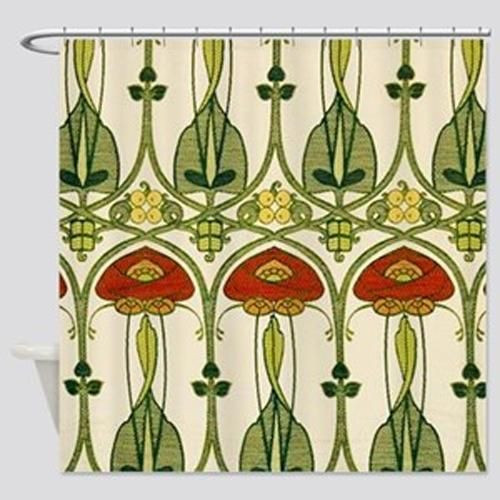 Belle Epoque Fabric 3D Printed Shower Curtain Home Decor Gift